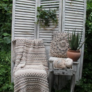 Haakpakket - Plaid Varia naturel