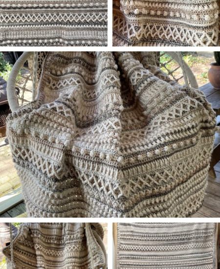 Corneeltje Wol - Plaids - Varia naturel 1 Haakpakket - Plaid Varia naturel