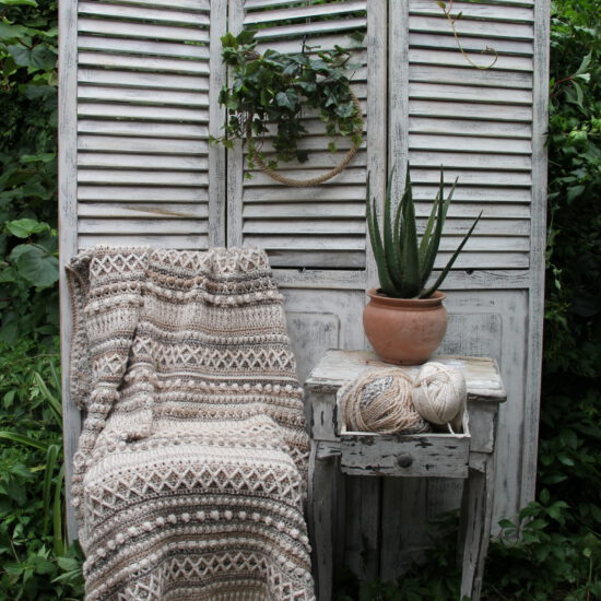 Corneeltje Wol - Plaid Varia Haakpakket - Plaid Varia naturel