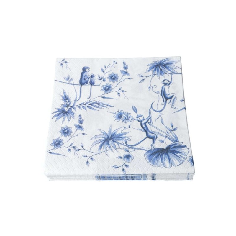 Heinen servet apen - Corneeltje Wol Heinen servet apen - Corneeltje Wol