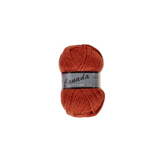 Corneeltje Wol - Canda Roest rood Lammy Yarns - Canada
