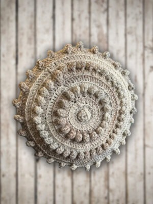 Haakpakket Rond kussen met noppen