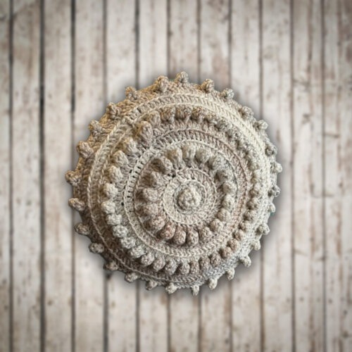 Haakpakket Rond kussen met noppen