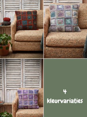 Haakpakket - Solid Square kussen - Stoer & Stijlvol 64