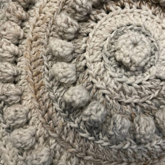 Haakpakket Rond kussen met noppen