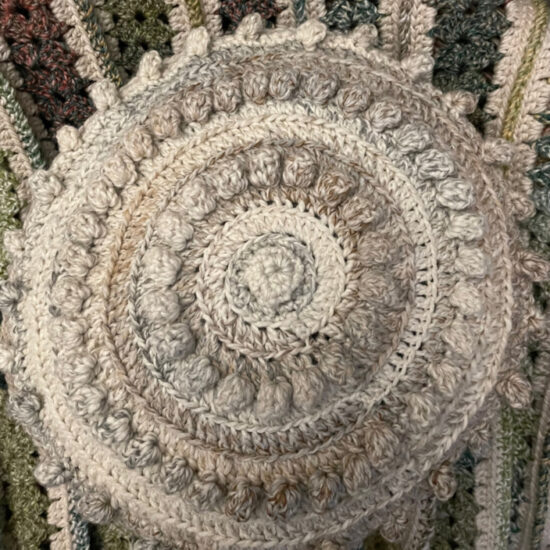 Haakpakket Rond kussen met noppen