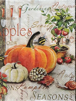 Servet Herfst Autumn Gardening - H0005 - 33x33cm
