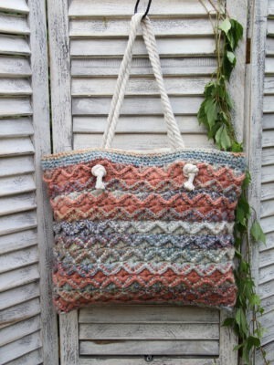 Haakpakket - Tas Bavarian Relïef Canvas