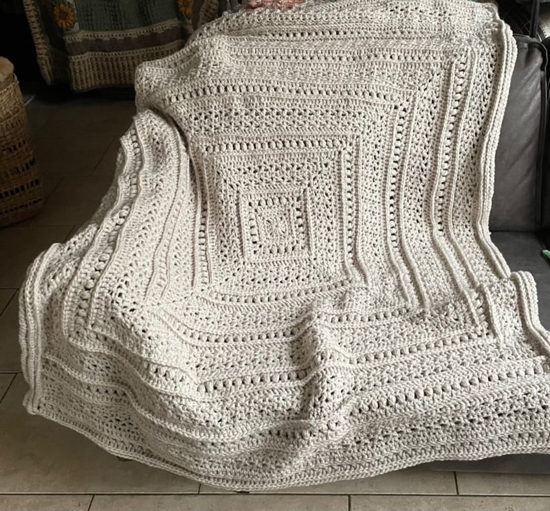 Corneeltje Wol - Budget relïef Haakpakket - Plaid Budget Relïef