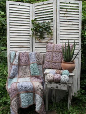 Corneeltje Wol - Frozen Colors Plaid Haakpakket - Plaid Frozen Colors - Stoer en Stijlvol 64