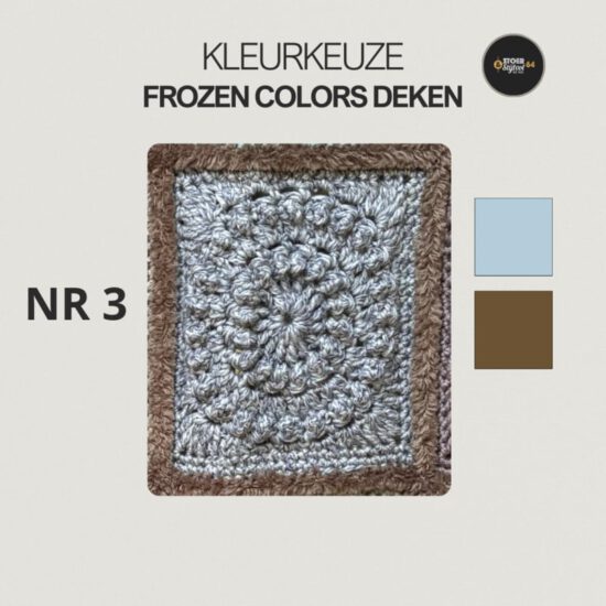 Corneeltje Wol - Frozen colors 3 Haakpakket - Plaid Frozen Colors - Stoer en Stijlvol 64