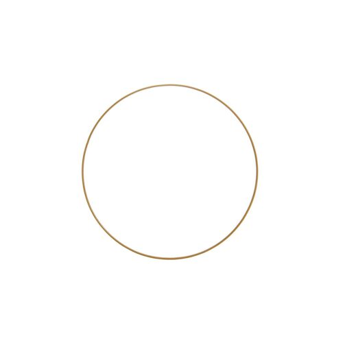 Metalen ring 35 cm Ø - Goud