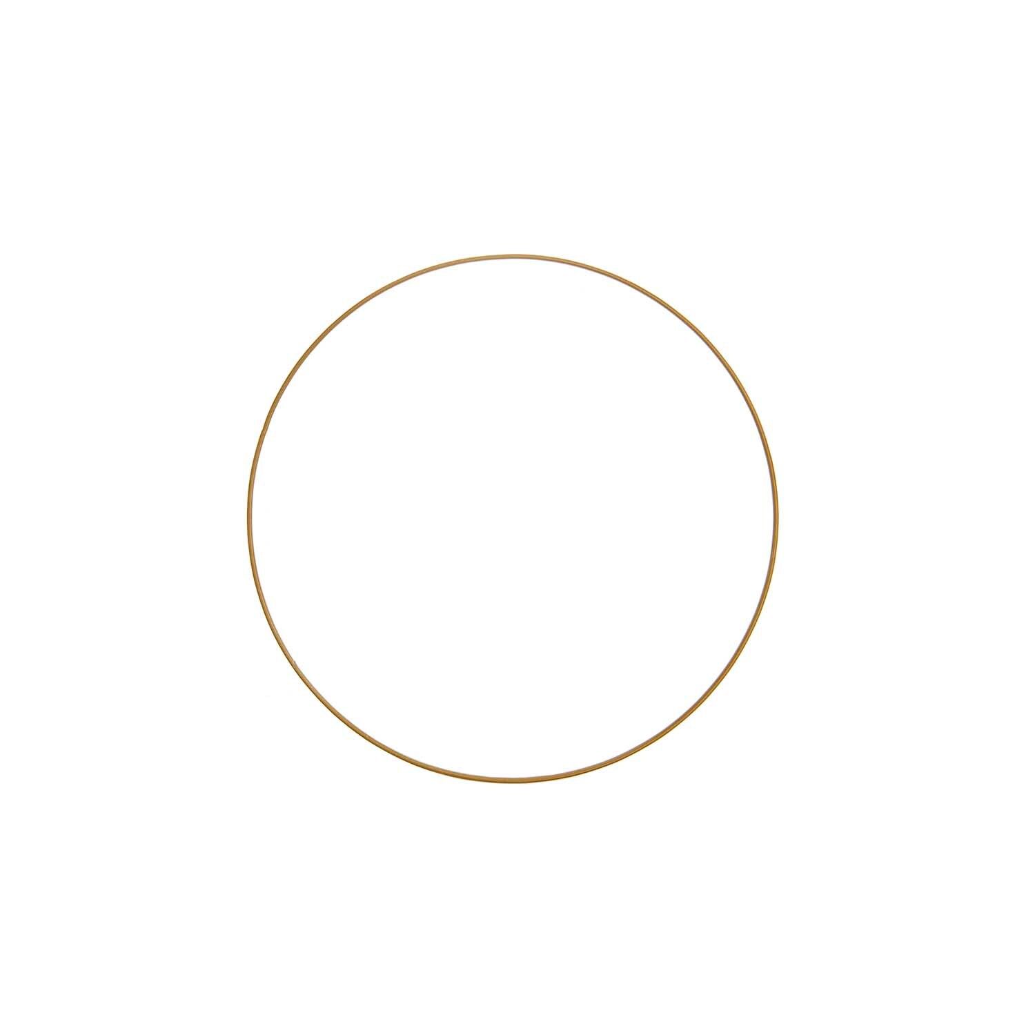 Metalen ring 35 cm Ø - Goud