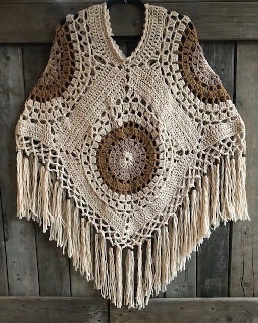 Corneeltje Wol - HAAKPAKKET PONCHO CIRCLE BOHO Haakpakket - Poncho Circle Boho