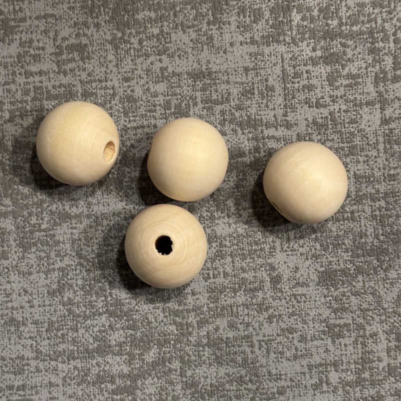 Corneeltje Wol - Houten kralen 25 mm Houten kralen 25 mm (4 stuks)