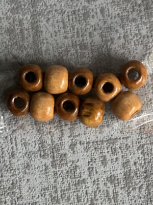 Corneeltje Wol - Houten kralen bruin 9x10 cm Houten kralen (10 stuks) 9 x 10 mm - Bruin