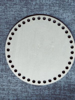 Houten Rondje 15 cm Ø - 37 boorgaten (1 stuk)