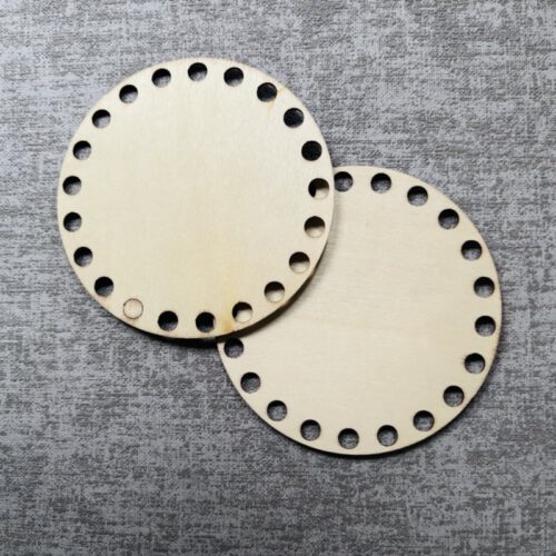 Corneeltje Wol - Houten rondjes Houten Rondjes 10 cm Ø - 20 boorgaten (2 stuks)