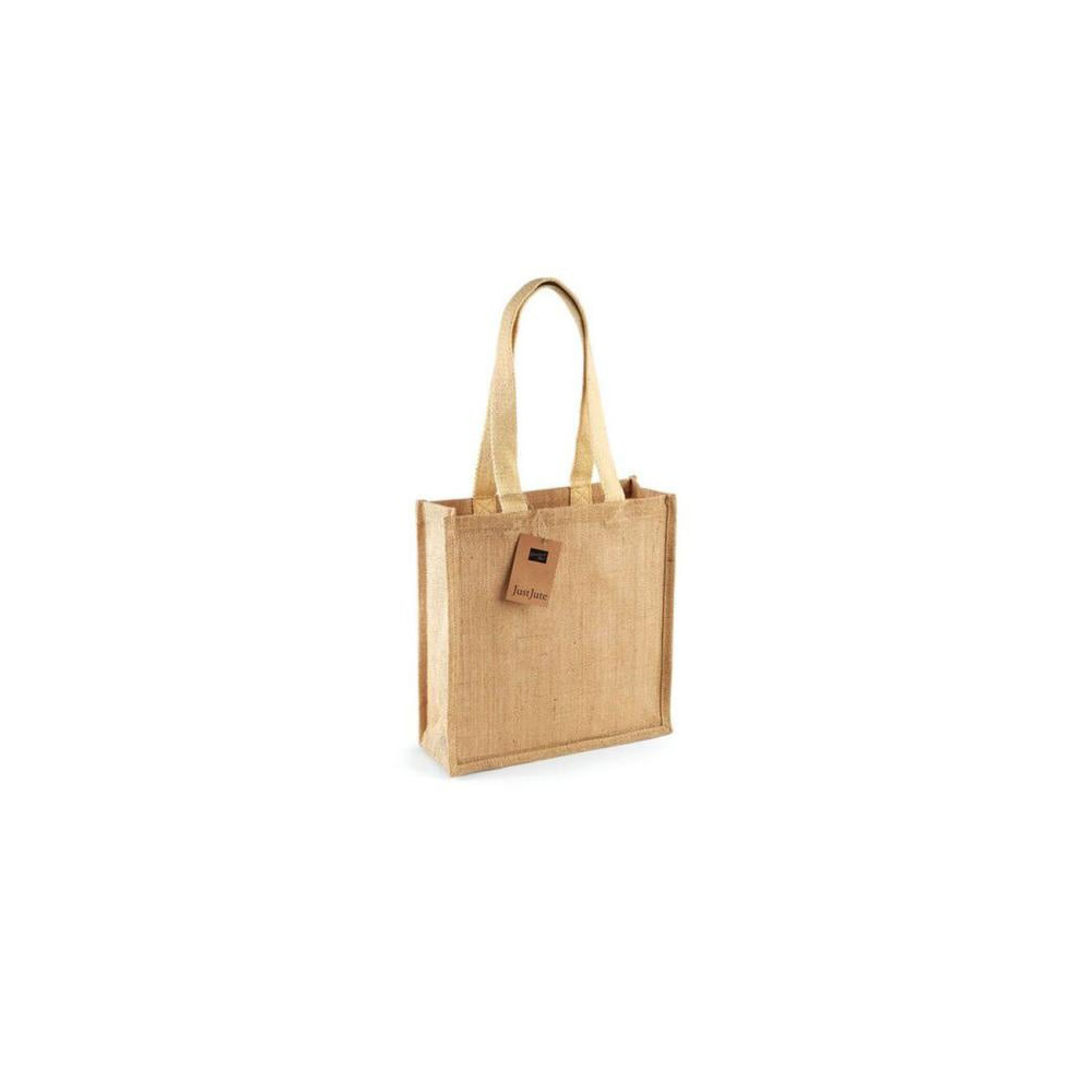 Corneeltje Wol - Jute tas medium Jute Totebag 30x30x12 cm - Lange hengsels