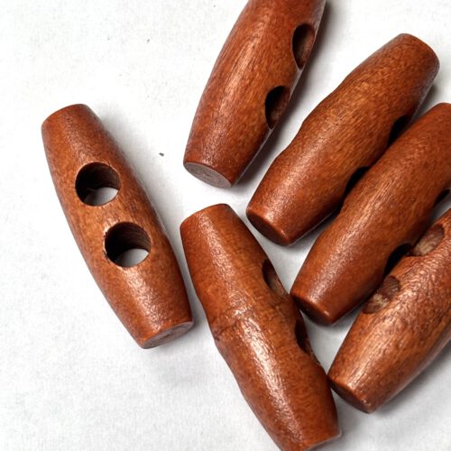 Corneeltje Wol - Kleine (kinder) houten houtje touwtje knoop -1 Kleine (kinder) Houtje touwtje knoop 3 x 1 cm (6 stuks) mahonie