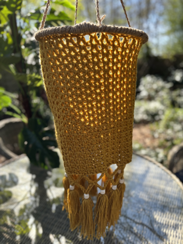 Corneeltje Wol - Lampion Stoer Geel Haakpakket - Lampion Stoer Geel