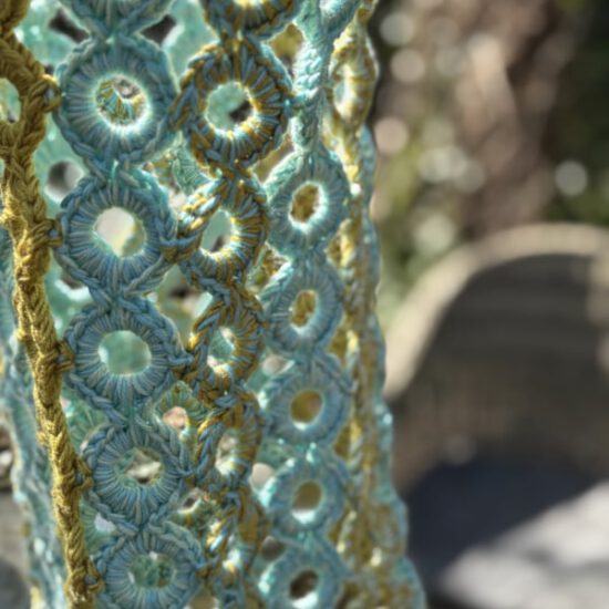 Haakpakket - Lampion Rings (18 Ø cm) Blauw / Groen