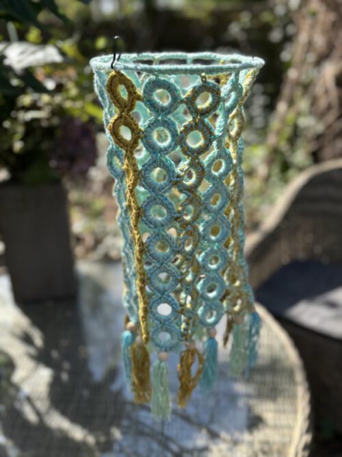 Haakpakket - Lampion Rings (18 Ø cm) Blauw / Groen