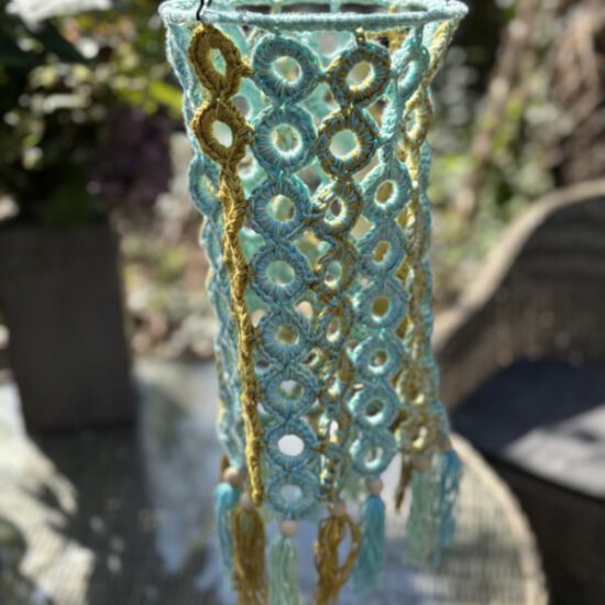 Haakpakket - Lampion Rings (18 Ø cm) Blauw / Groen