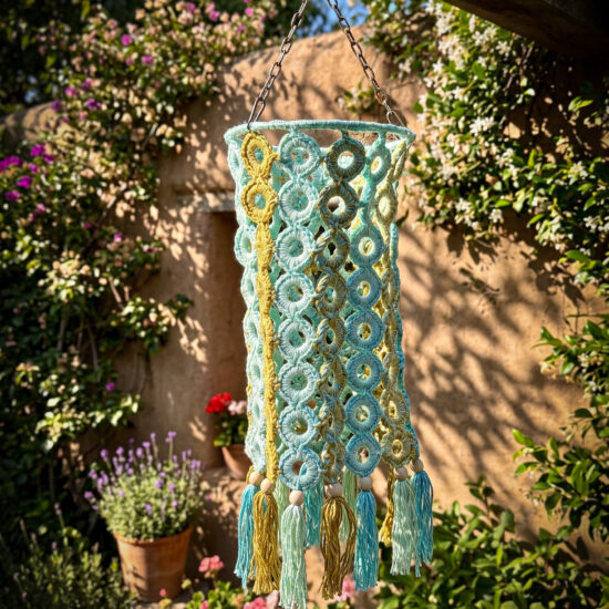 Haakpakket - Lampion Rings (18 Ø cm) Blauw / Groen