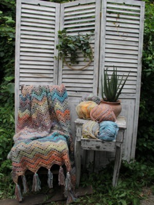 Haakpakket - Plaid Marble ZigZag boho