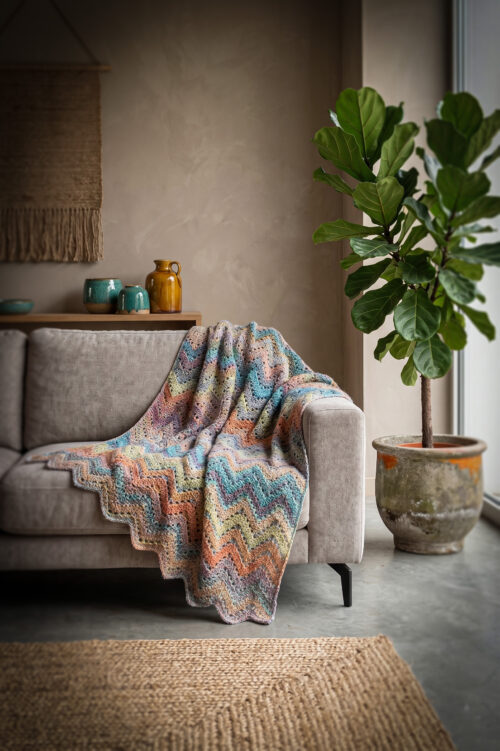 Haakpakket - Plaid Marble ZigZag boho