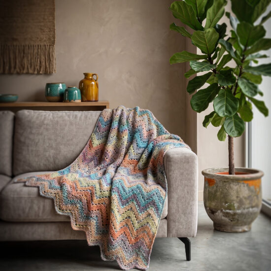 Haakpakket - Plaid Marble ZigZag boho