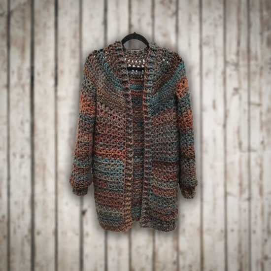 Corneeltje Wol -Marble vest cover foto Haakpakket - Vest-jas Marble