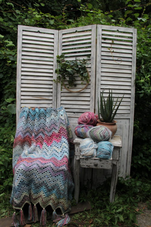 Corneeltje Wol - Marble zigzag MC Haakpakket - Plaid Marble ZigZag