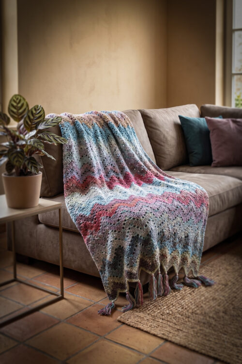 Haakpakket - Plaid Marble ZigZag