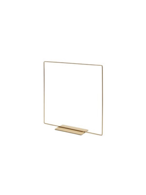 Corneeltje Wol - Metalen vierkant op voet 25cm - Goud Metalen vierkant op voet 25cm - Goud