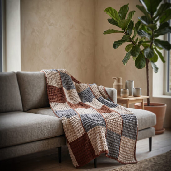 Haakpakket - Plaid Nostalgische Lappendeken