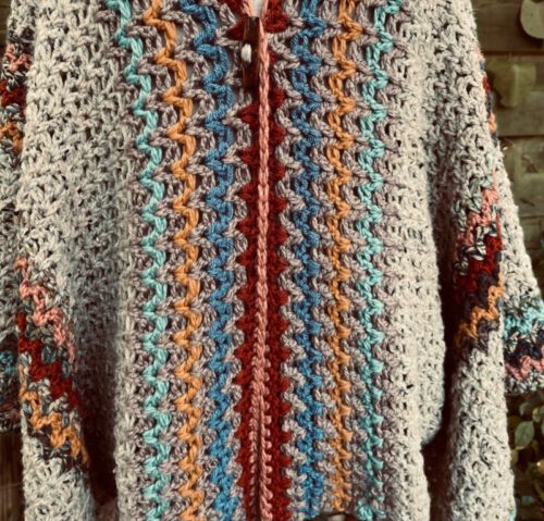 Haakpakket - Poncho/omslag colors