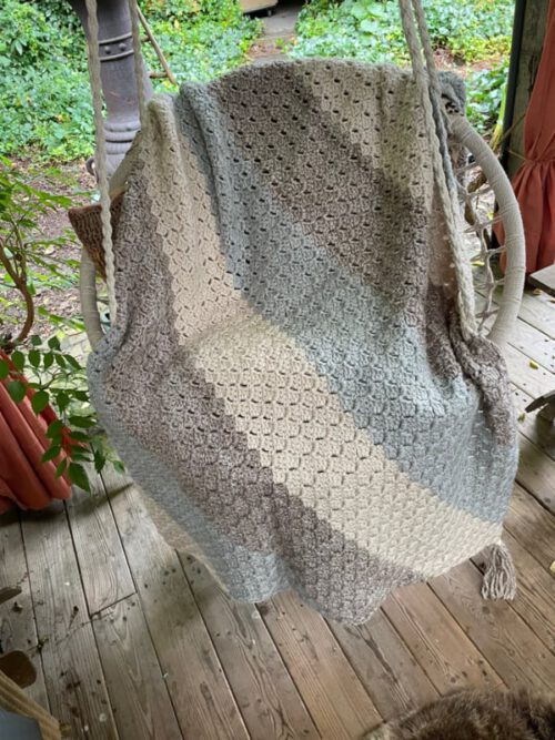 Corneeltje Wol - Plaid Corner to Corner - 1 Haakpakket - Plaid Corner to Corner