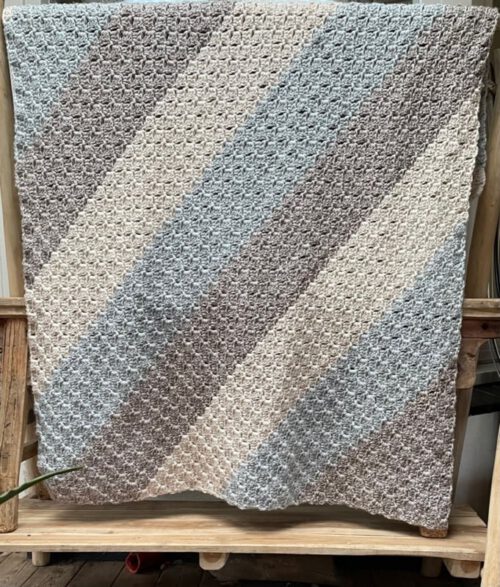 Corneeltje Wol - Plaid Corner to Corner - 2 Haakpakket - Plaid Corner to Corner