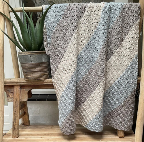 Corneeltje Wol - Plaid Corner to Corner Haakpakket - Plaid Corner to Corner