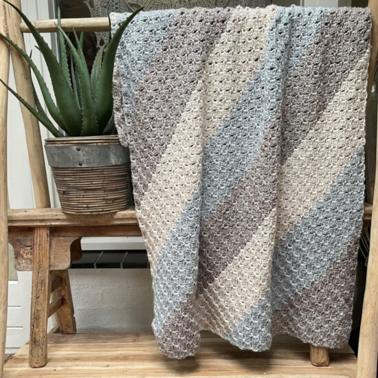 Corneeltje Wol - Plaid Corner to Corner Haakpakket - Plaid Corner to Corner