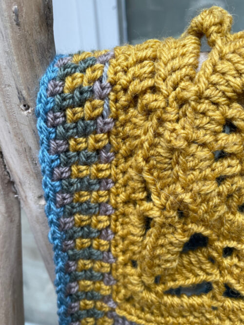 Corneeltje Wol - Plaid Croftland rand Haakpakket - Plaid Croftland