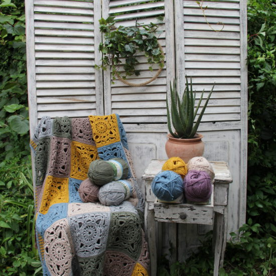 Corneeltje Wol - Plaid Croftland Haakpakket - Plaid Croftland