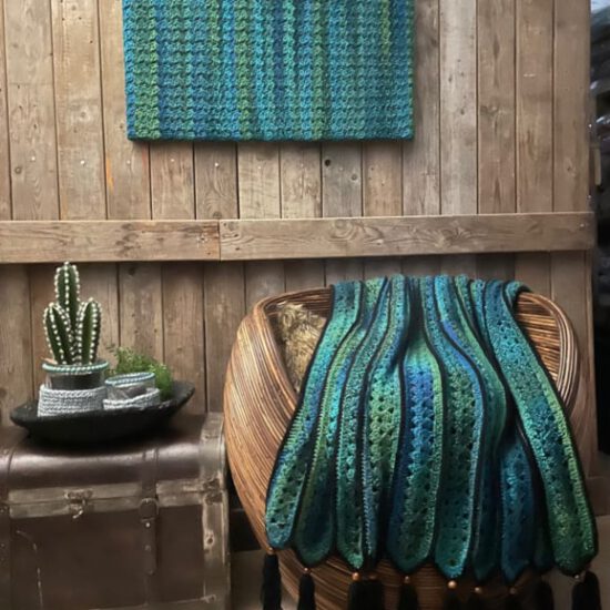 Haakpakket - Plaid Peacock