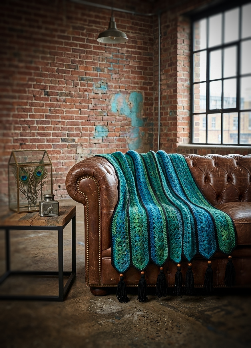 Haakpakket - Plaid Peacock