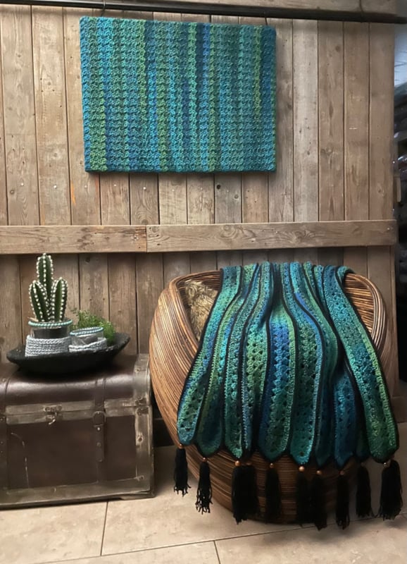 Haakpakket - Plaid Peacock