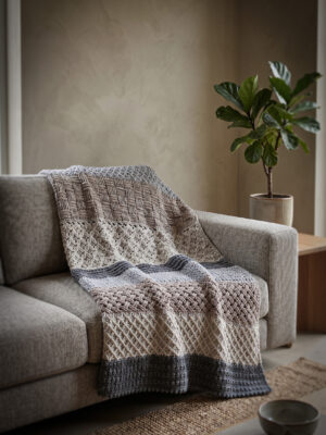 Haakpakket - Plaid Rustic Relïef