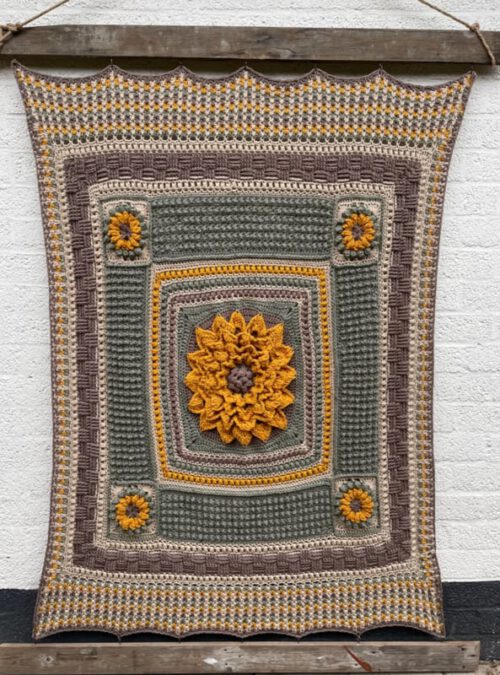 Corneeltje Wol - Plaid Tournesol Haakpakket - Plaid Tournesol