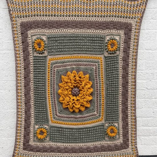 Corneeltje Wol - Plaid Tournesol Haakpakket - Plaid Tournesol